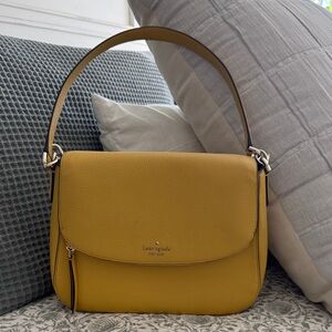 Kate Spade Mustard Leather Shoulder Bag